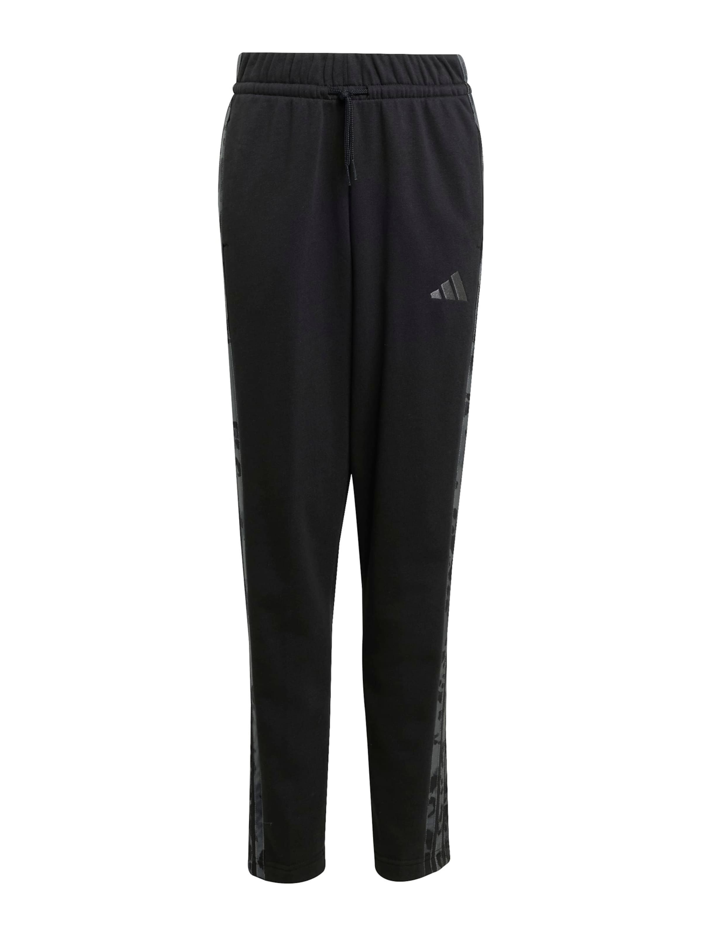 ADIDAS SPORTSWEAR Slimfit Urheiluhousut värissä musta: etupuoli