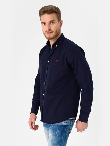 Coupe regular Chemise Jacey Quinn en bleu