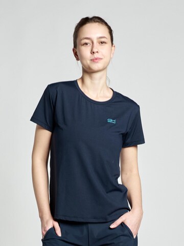 SPORTKIND Funktionsshirt 'Loose Fit Kurzarm'‌‌‌‌‌‌‌ in Blau: Vorderseite