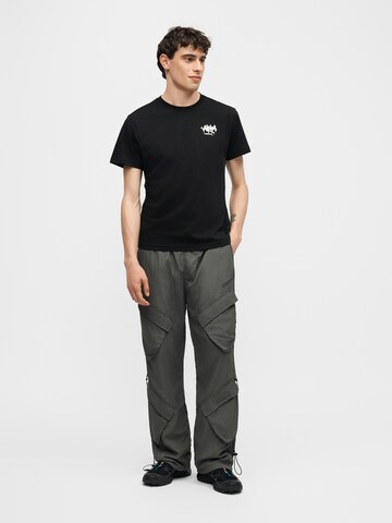 ALPHA INDUSTRIES Póló - fekete