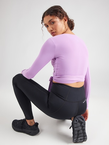 SKECHERS Sportshirt 'GO DRI SERENE' in Lila: Rückseite