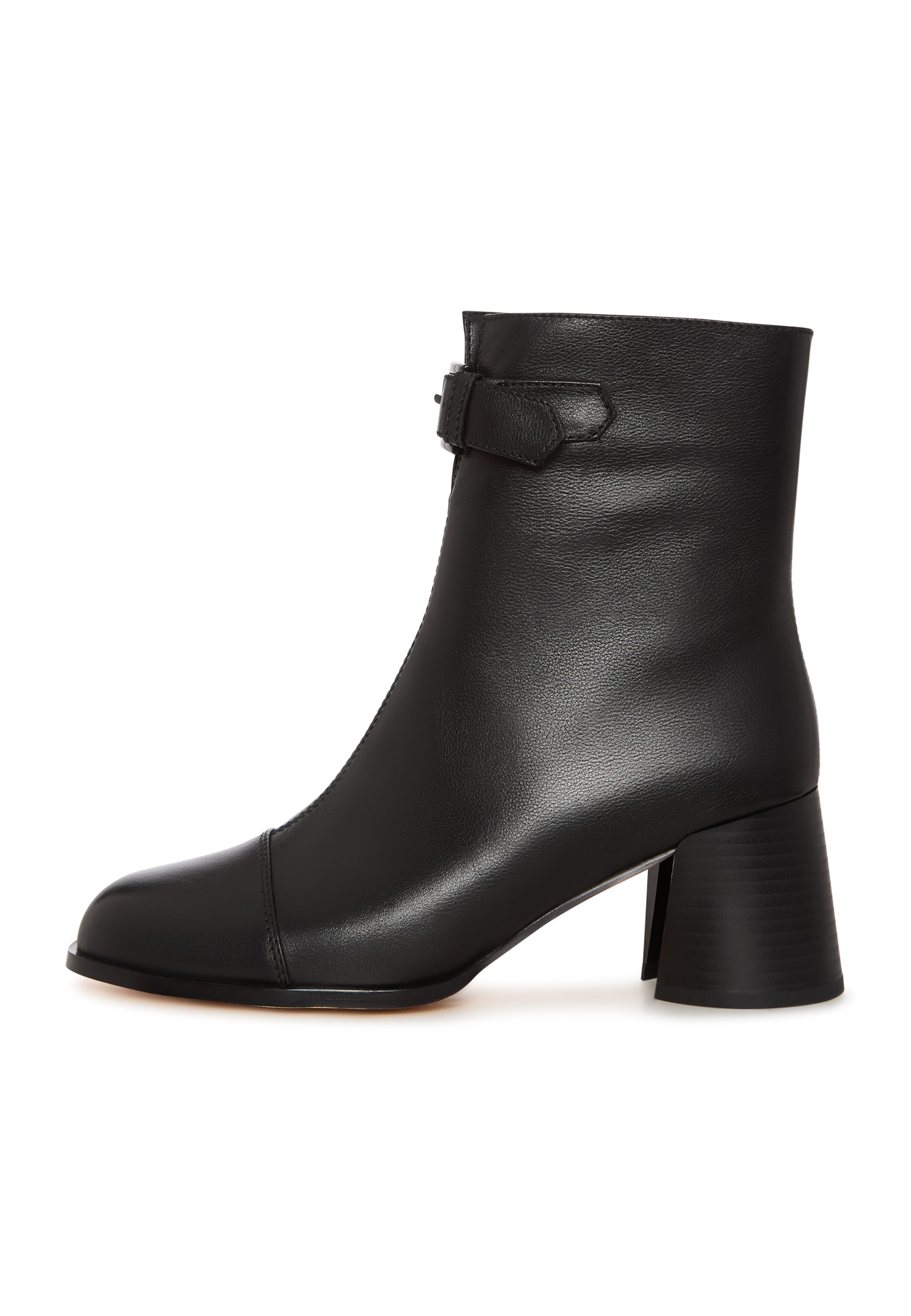 CESARE GASPARI Bootie in Black: front