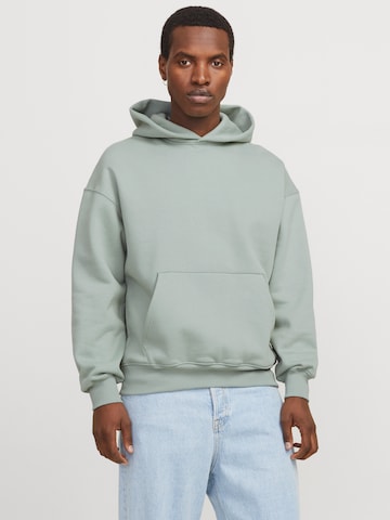Felpa 'JJEUrban Edge' di JACK & JONES in verde: frontale