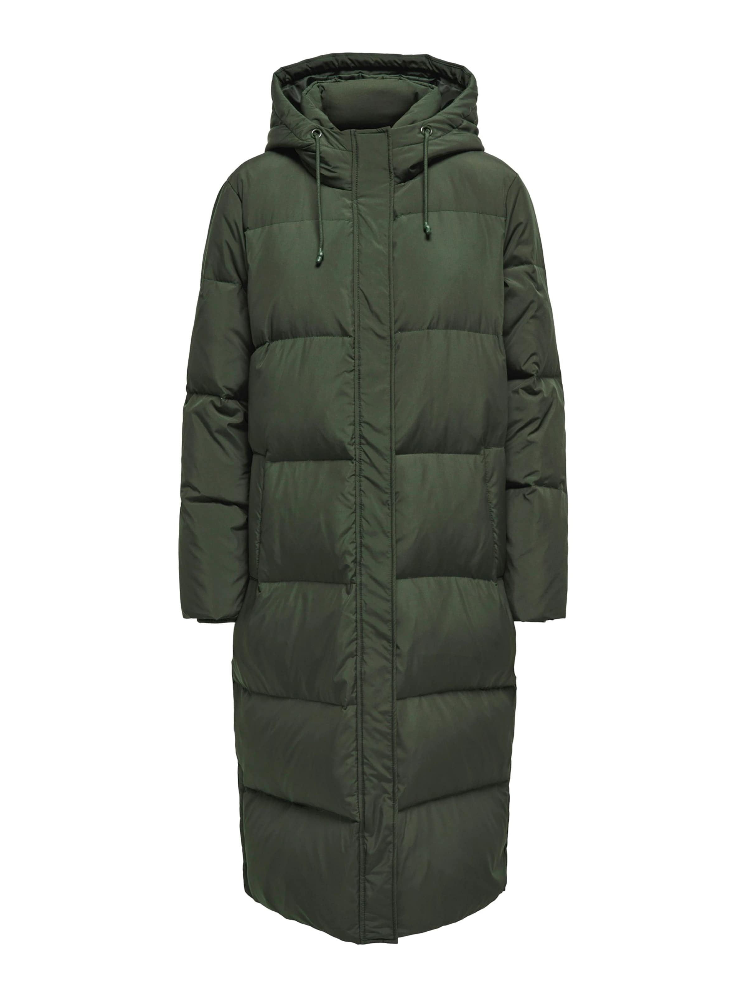 Manteau d’hiver 'ONLALICE' ONLY en vert : devant