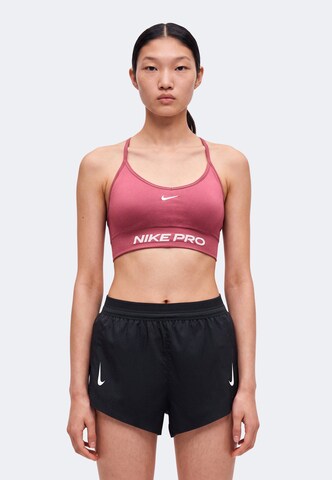 NIKE Μπουστάκι Αθλητικό σουτιέν 'Pro' σε ροζ: μπροστά