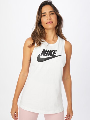 Nike Sportswear Top in White: front