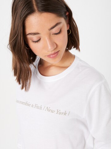 balts Abercrombie & Fitch T-Krekls