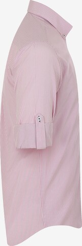 DENIM CULTURE Regular fit Button Up Shirt 'Rex' in Pink