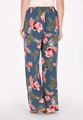 Usha Широкий Штаны 'Fashion Look' в Синий