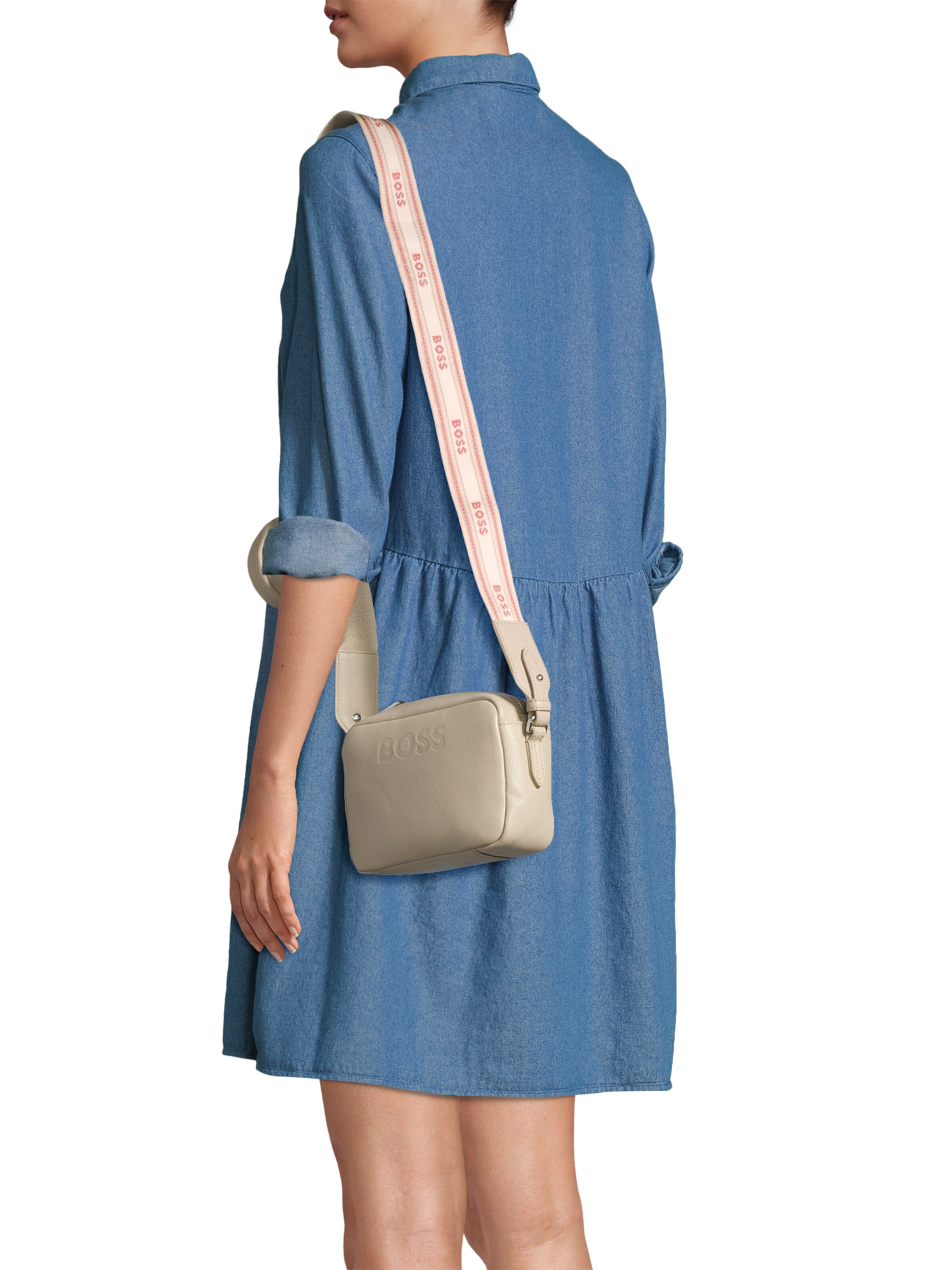 BOSS Válltáska 'Addison' - bézs: elől