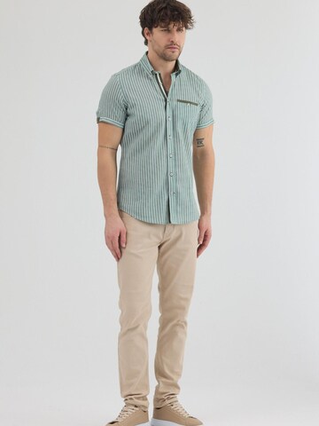 Slim fit Camicia di 7Camicie in verde
