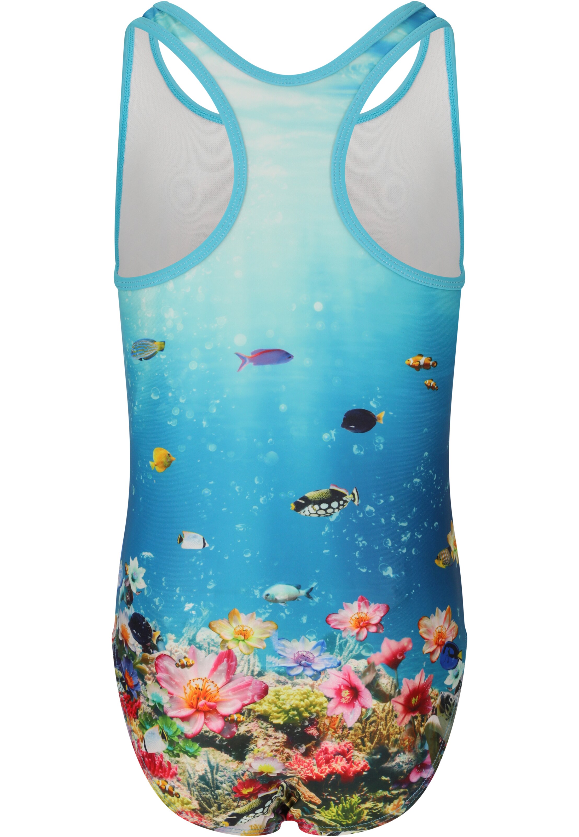 ZigZag Badeanzug in Blau