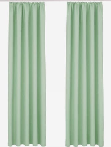 HOME AFFAIRE Curtains & Drapes in Green: front