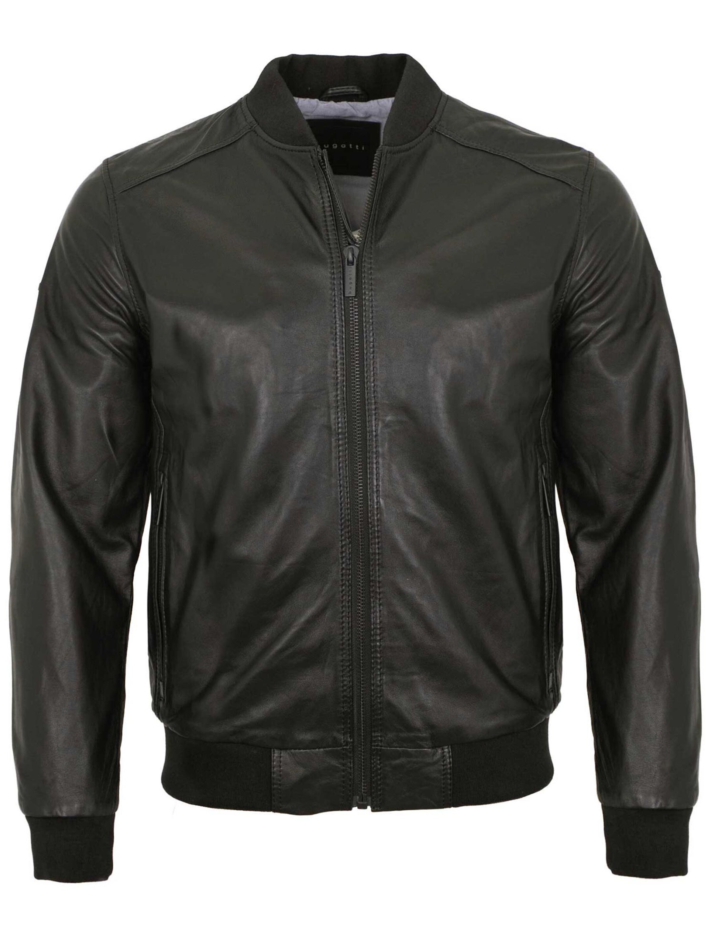 bugatti Between-Season Jacket 'BGT 060/M' in Black: front