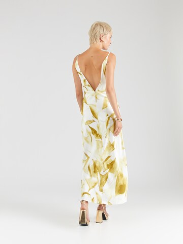 Robe Bardot en vert