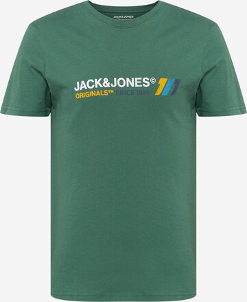 JACK & JONES Tričko 'Nate' – zelená: přední strana