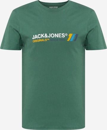 JACK & JONES Tričko 'Nate' – zelená: přední strana