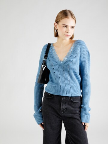 VILA Sweater 'OA' in Blue: front