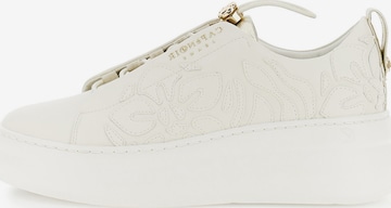 Sneaker bassa di CAFè NOIR in bianco: frontale