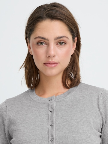 ICHI Strickjacke 'IHLULS' in Grau