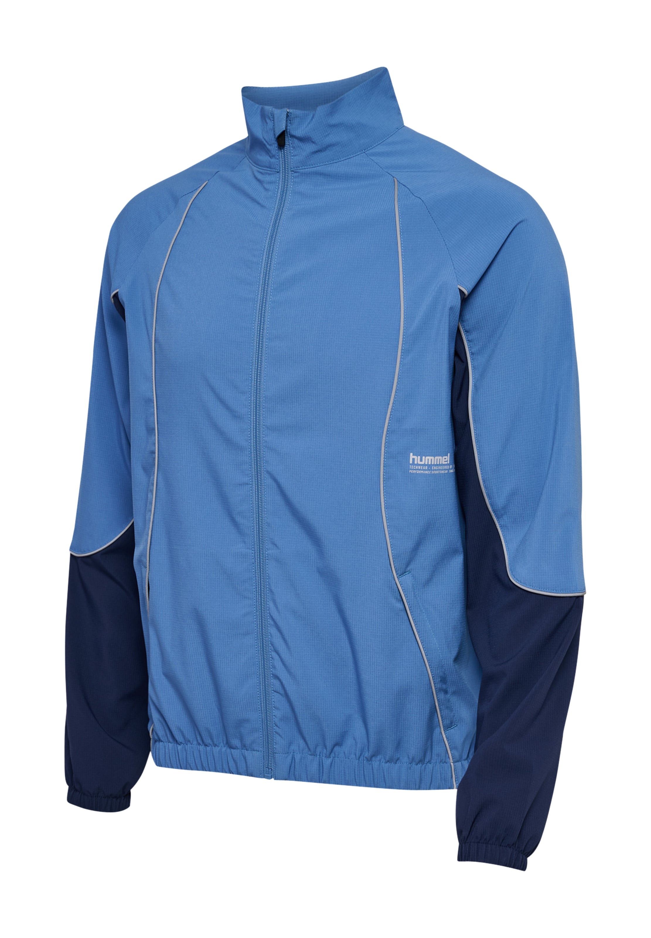 Hummel Sportjacke 'Pulse' in Blau: Vorderseite