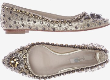 Boden Flats & Loafers in 38 in Gold: front