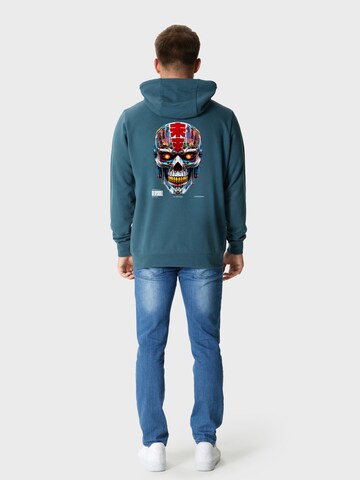 Oldskull Sweatshirt 'Xtreme Vivid Skull' in Green