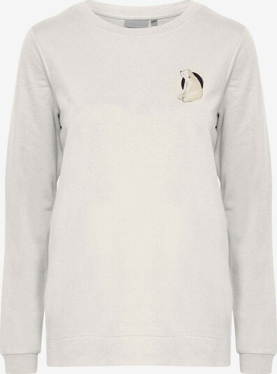 WESTMARK LONDON Sweatshirt 'Polar Bear' in beige / schwarz / offwhite, Produktansicht