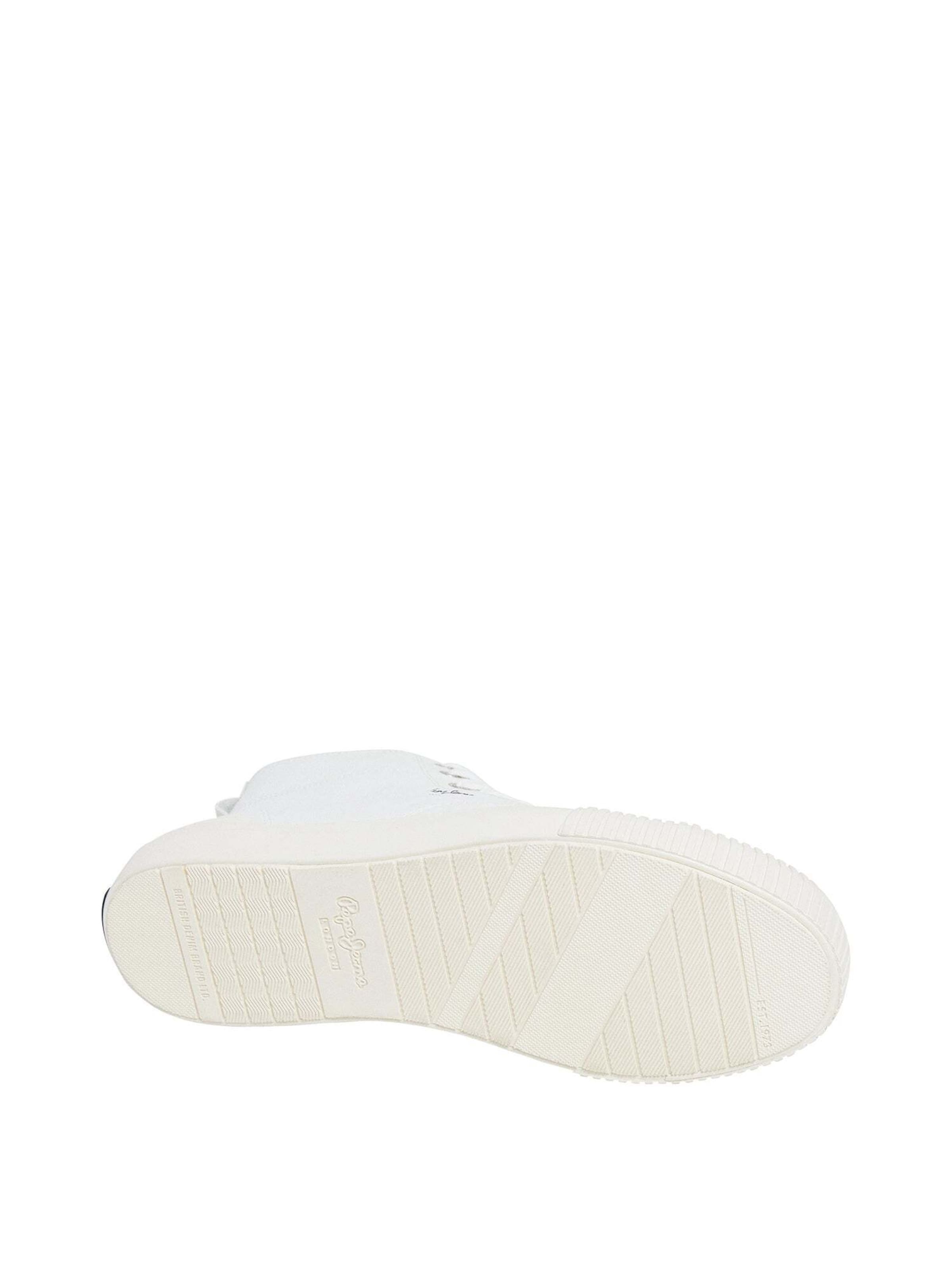 Sneaker alta 'BEN MOON' di Pepe Jeans in bianco