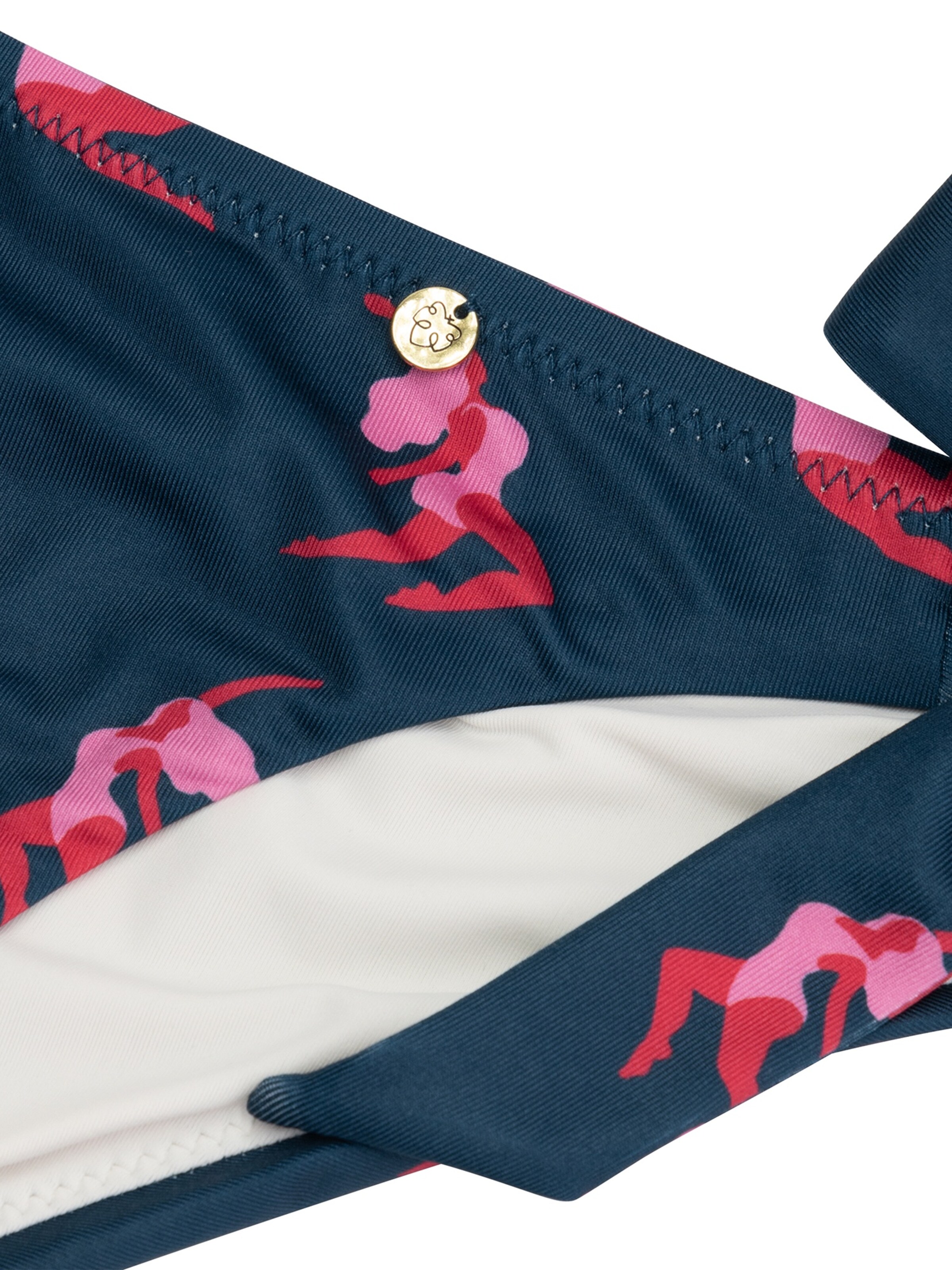 A-dam Bikinihose 'Flora' in Blau