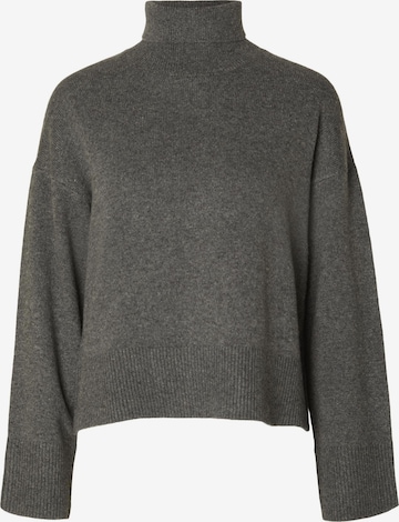 SELECTED FEMME Sweater in Grey: front