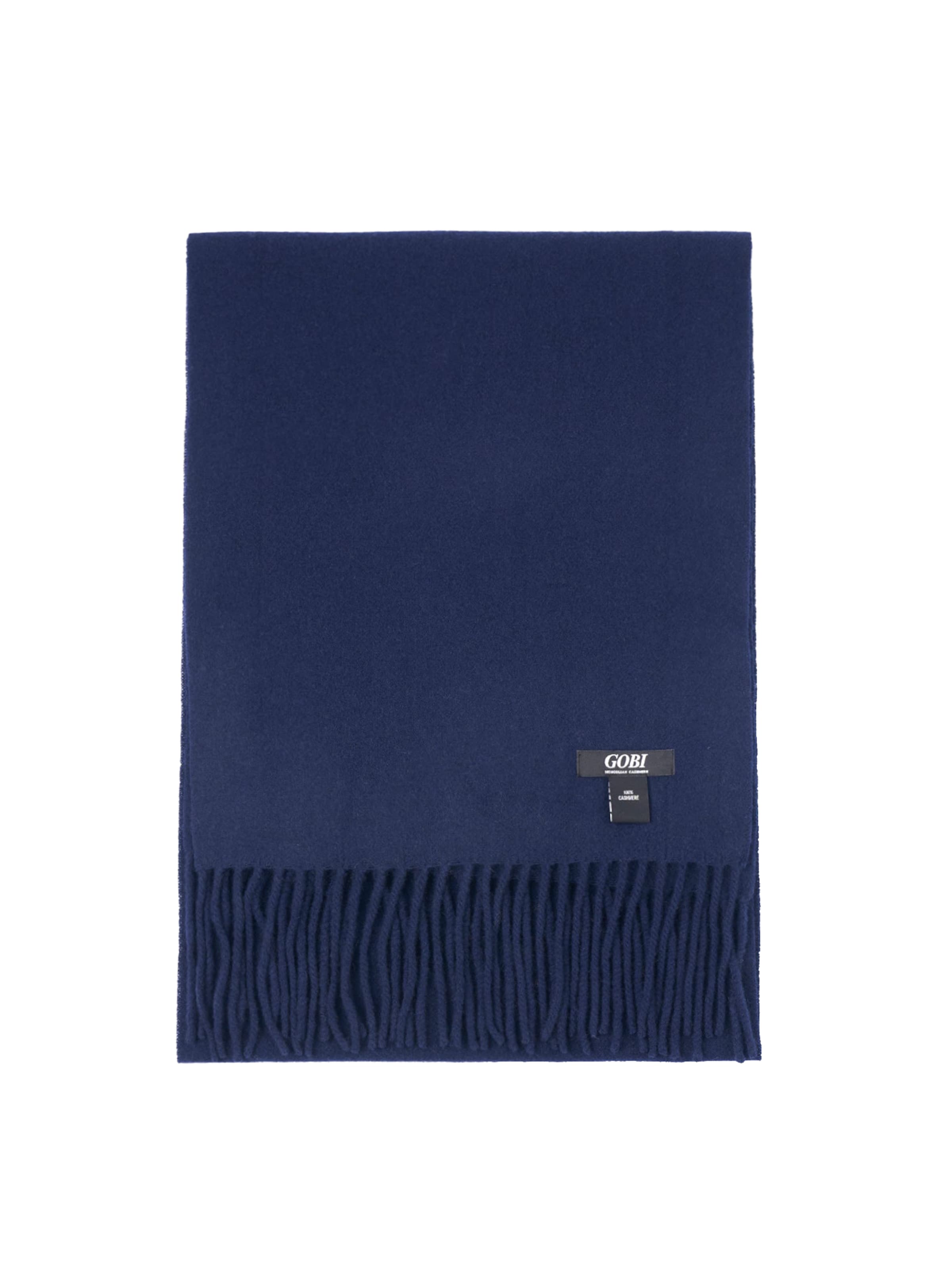 GOBI Cashmere Sjaal in Blauw: voorkant
