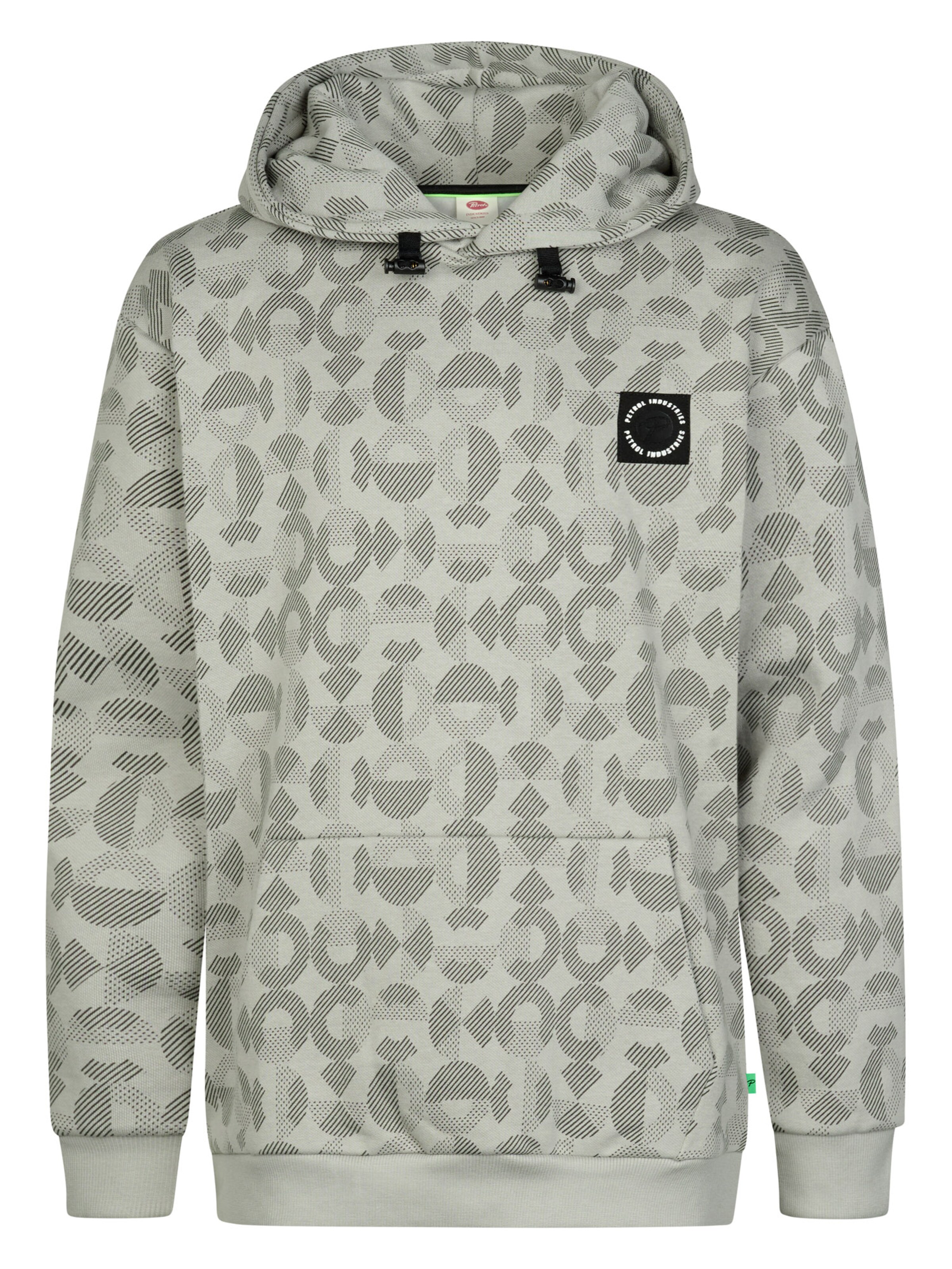 Petrol Industries Sweatshirt in Zwart: voorkant