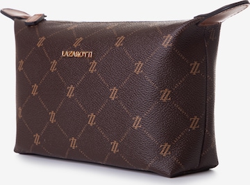Lazarotti Cosmetic Bag 'Palermo' in Brown