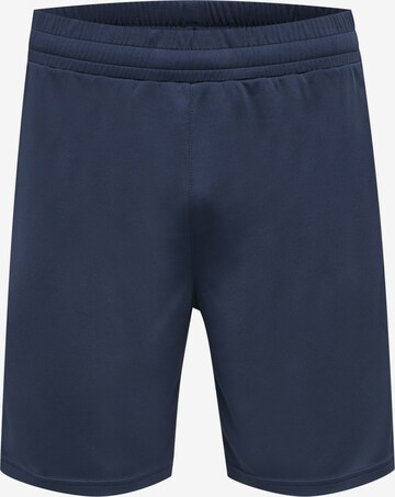 Hummel Workout Pants 'Topaz' in Blue: front