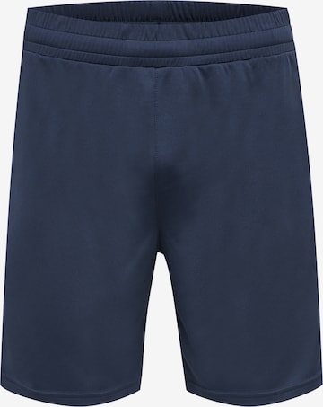 Hummel Workout Pants 'Topaz' in Blue: front