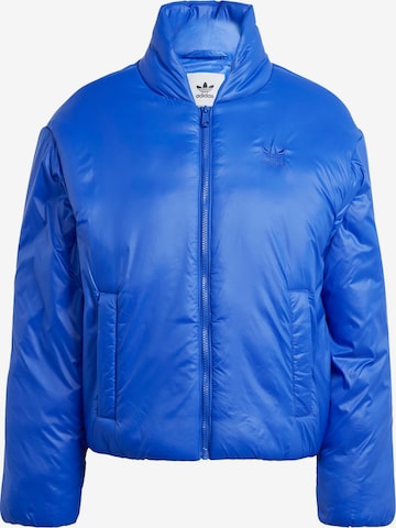 ADIDAS ORIGINALS Zimní bunda 'Duvet Big Trefoil' – modrá: přední strana