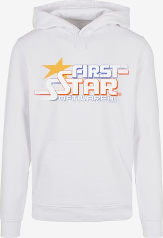 Sweat-shirt 'SEVENSQUARED' F4NT4STIC en blanc : devant