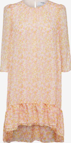 Robe 'Jeanie-Gracy' SELECTED FEMME en rose : devant