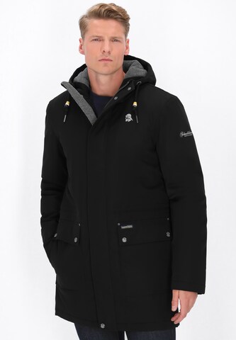 Veste fonctionnelle Schmuddelwedda en noir : devant