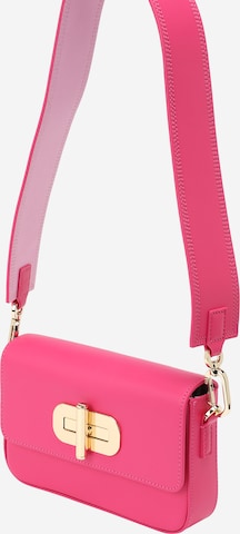 TOMMY HILFIGER - Mala de ombro em rosa: frente