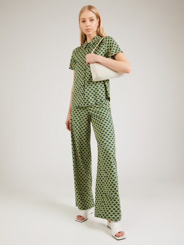 King Louie Wide Leg Hose 'Sara' in Grün