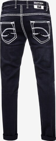 Rusty Neal Regular Jeans 'LEVIN 7' in Zwart