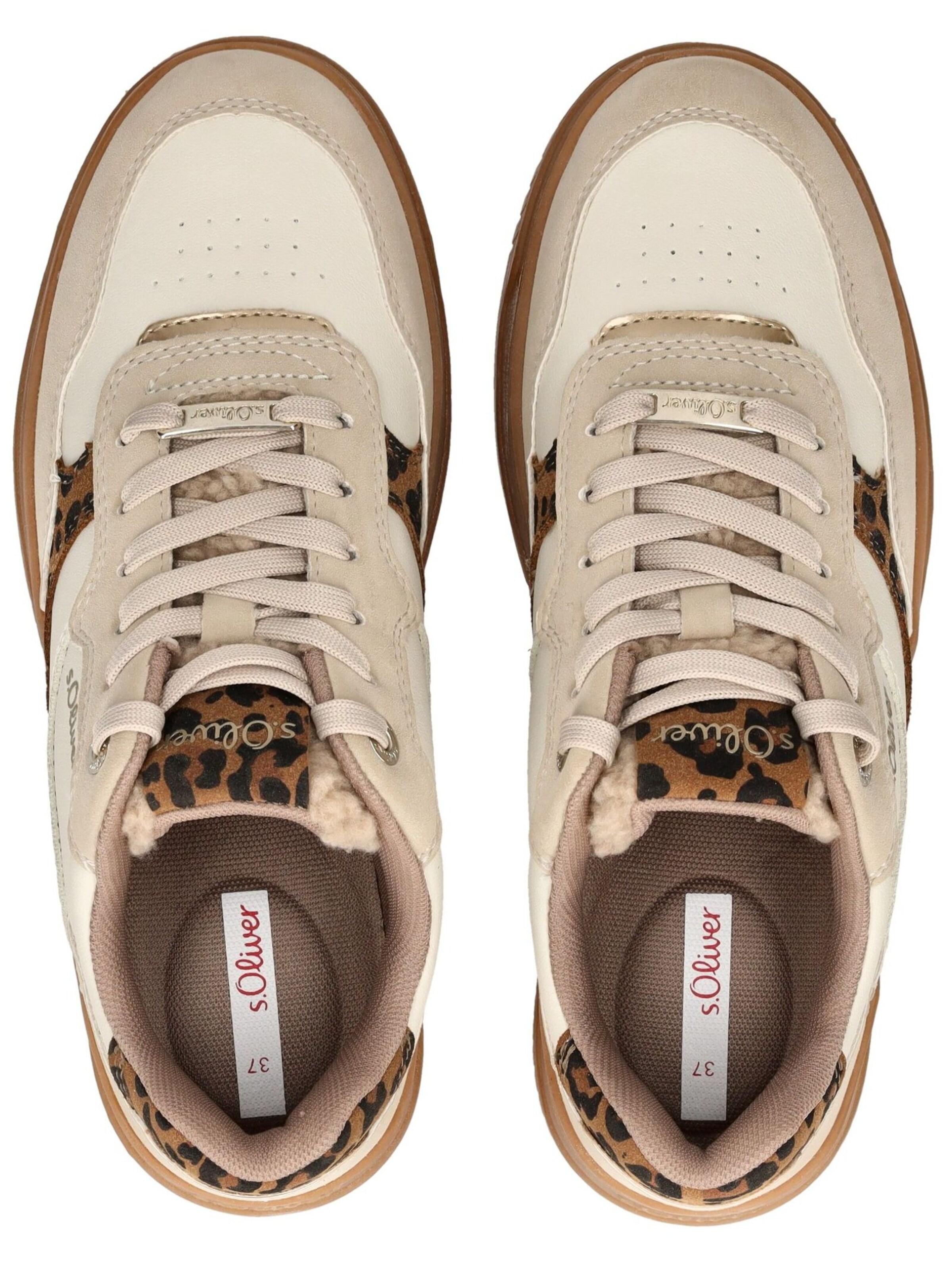 Sneaker bassa di s.Oliver in beige