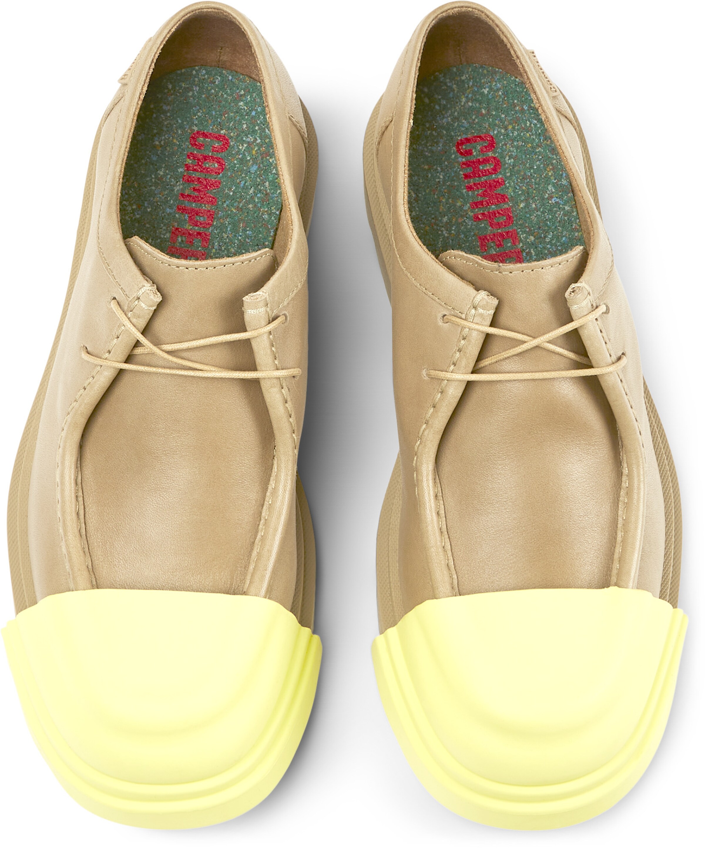 Scarpa stringata ' Junction ' di CAMPER in beige