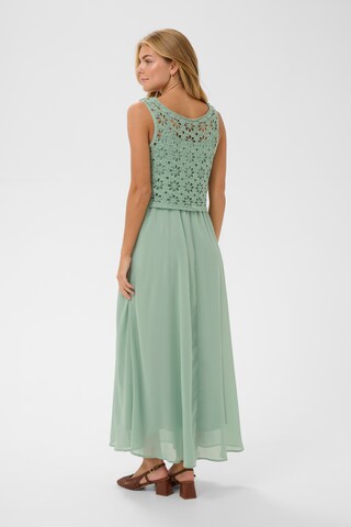 Robe 'Floria' Cream en vert