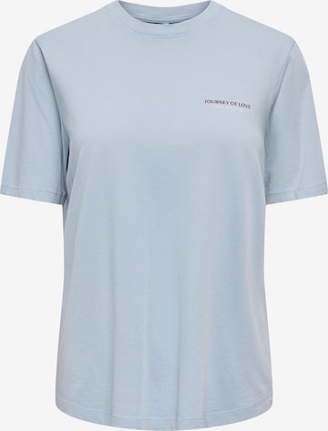 ONLY - Camiseta 'ONLLUCY MONJA' en azul: frente