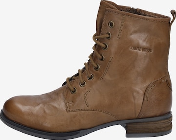 JOSEF SEIBEL Veterlaarsjes 'Sanja' in Bruin: voorkant