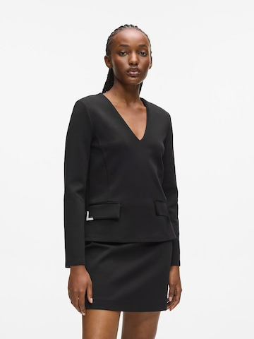 Karl Lagerfeld - Sweatshirt em preto: frente