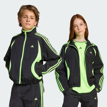 ADIDAS ORIGINALS Between-season jacket 'Teamgeist' in Black: front